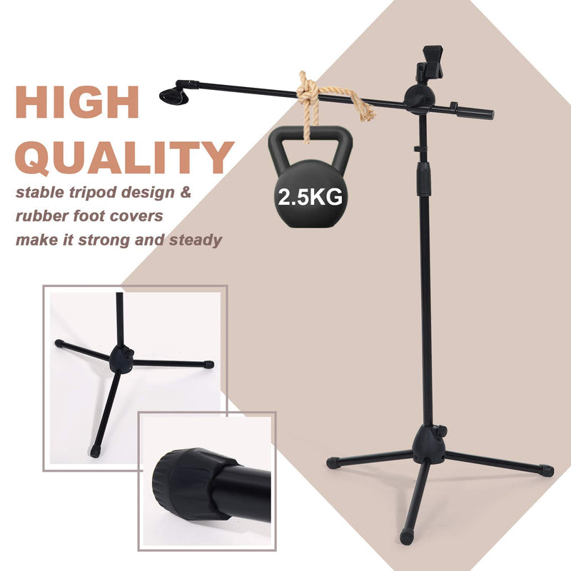 Microphone Stand Boom with Free Adjustable Clips Microphone Stand