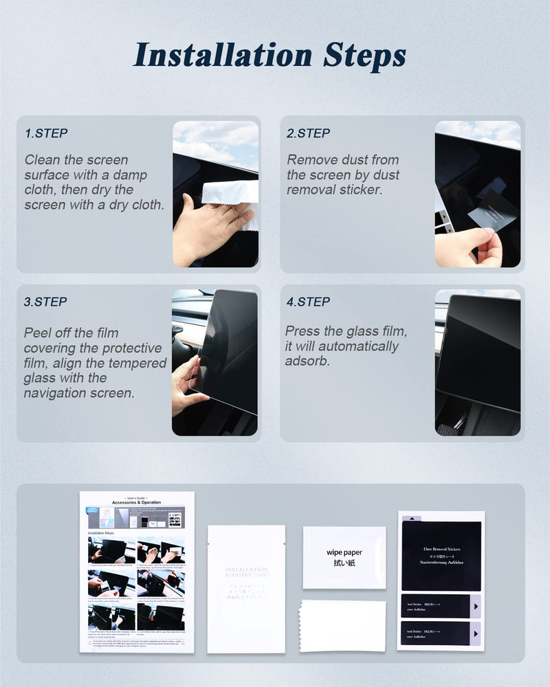 BIBIBO for 2023 Toyota Camry Screen Protector for 2023 2022 2021 2024 Toyota Camry (XSE, XLE, Hybrid XSE, Hybrid XLE) 9 Inch Infotainment Display 2023 Camry Color Screen Protector for Toyota Camry 2023 2022 Accessories 2023 Camry HD Transparent Scratch...