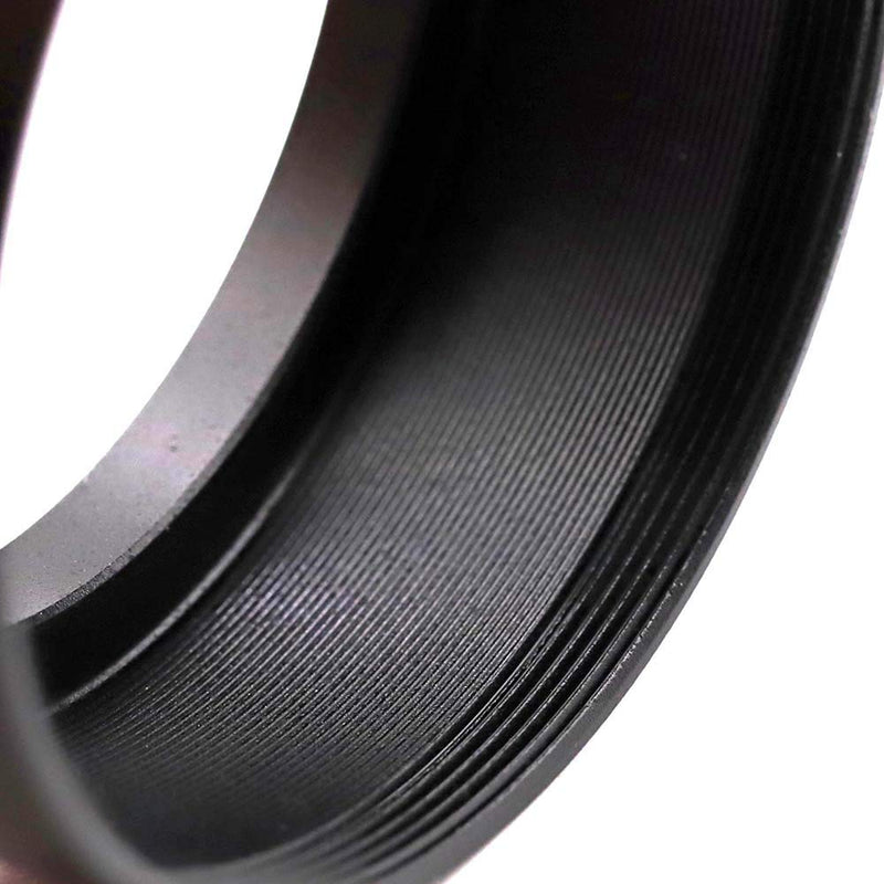 LingoFoto 48 mm Standard Screw in Mount Metal Lens Hood Cover for Canon QL17 GIII DSLR Camera