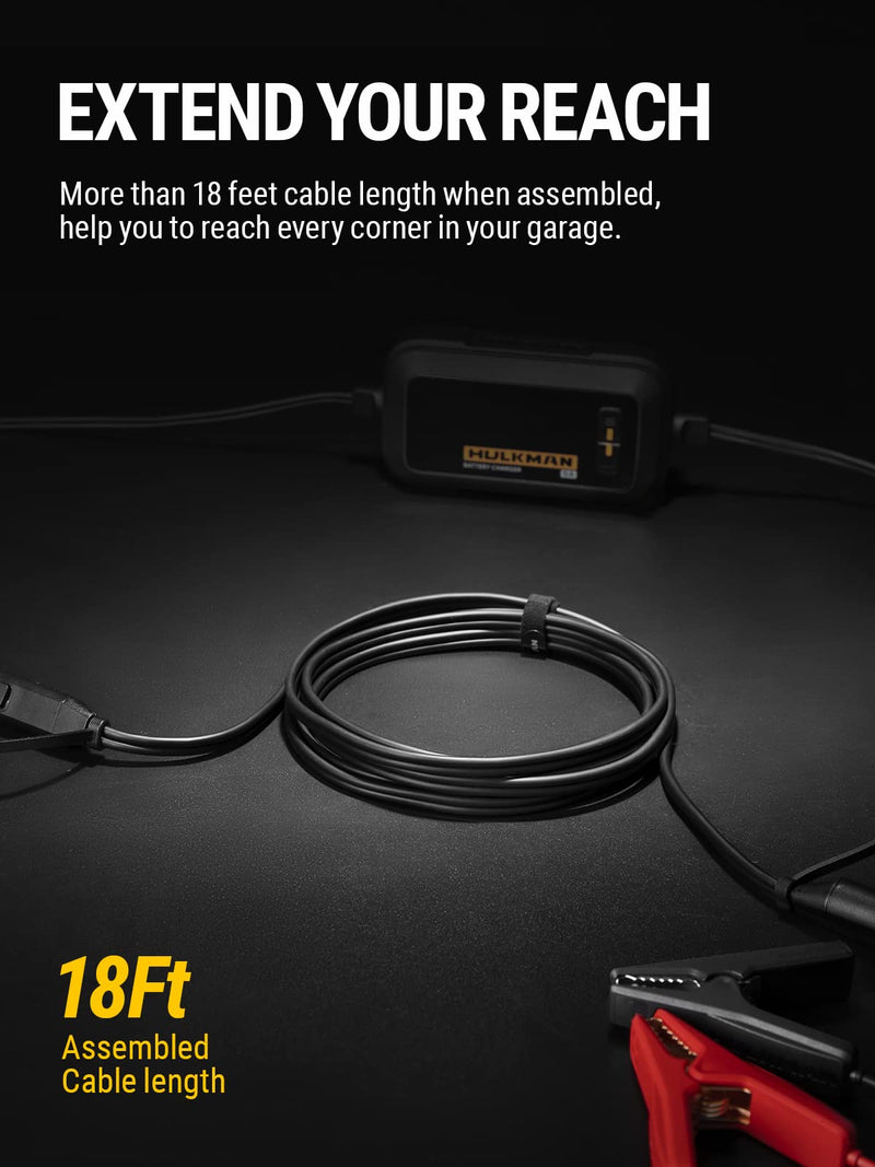 HULKMAN SigmaE01 9.2-Feet (2.8 Meters) Extension Cable for Sigma 1/ Sigma 5 Battery Charger