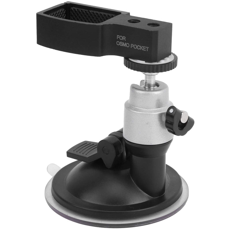 Camera Suction Mount, 3/8 & 1/4 Car Bracket Windshield Mount Bracket Suction Cup Holder, Camera Stand for DJI OSMO Pocket/Pocket 2 Camera