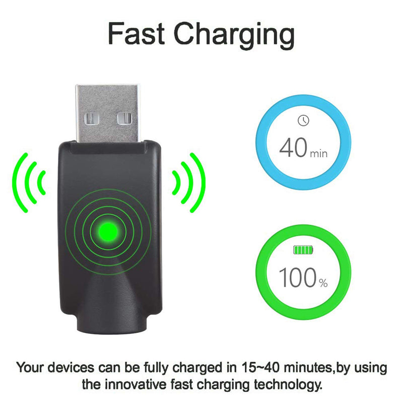 USB Smart Charger Cable, with Overcharge Protection Compatible for USB Adapter Cable with LED Indicator