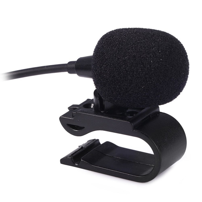 3.5mm Portable Car External Microphone Mic DVD Radio Laptop Stereo Player Head Unit with 3m Cable Plug and Play