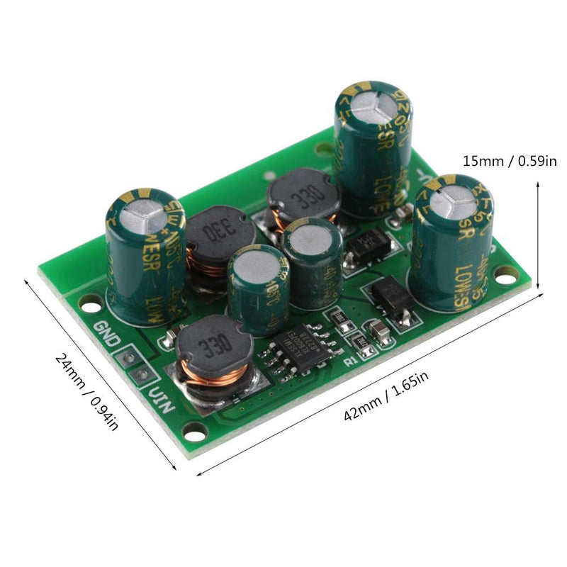 DC-DC Positive & Negative Voltage Boost-Buck Converter Output ±5V 6V 9V 10V 12V 15V 18V 24V (Output voltage ±15VDC) Output voltage ±15VDC