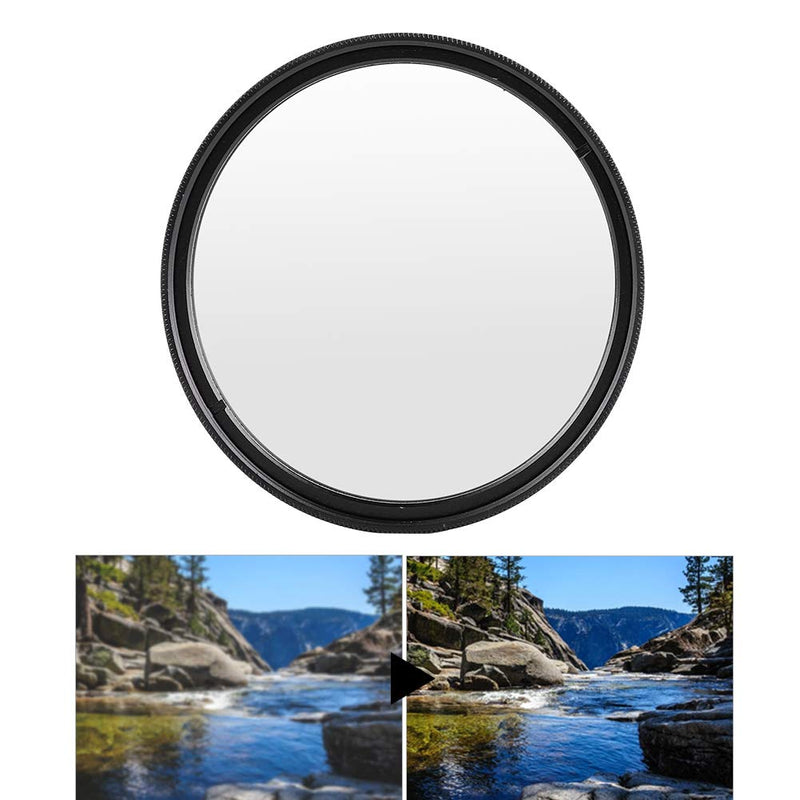 Lens UV Filter, Camera Protecting Filter High Transmittance Lens Protecting Filters for Photographer for DSLR Cameras(58MM) 58MM