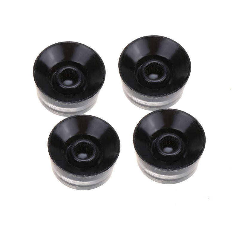 Musiclily Pro B-Stock Metric Size Abalone Circle Top Guitar Speed Knobs Volume Tone Control Knob for Epiphone Les Paul SG Style Electric Guitar, Black (Set of 4)