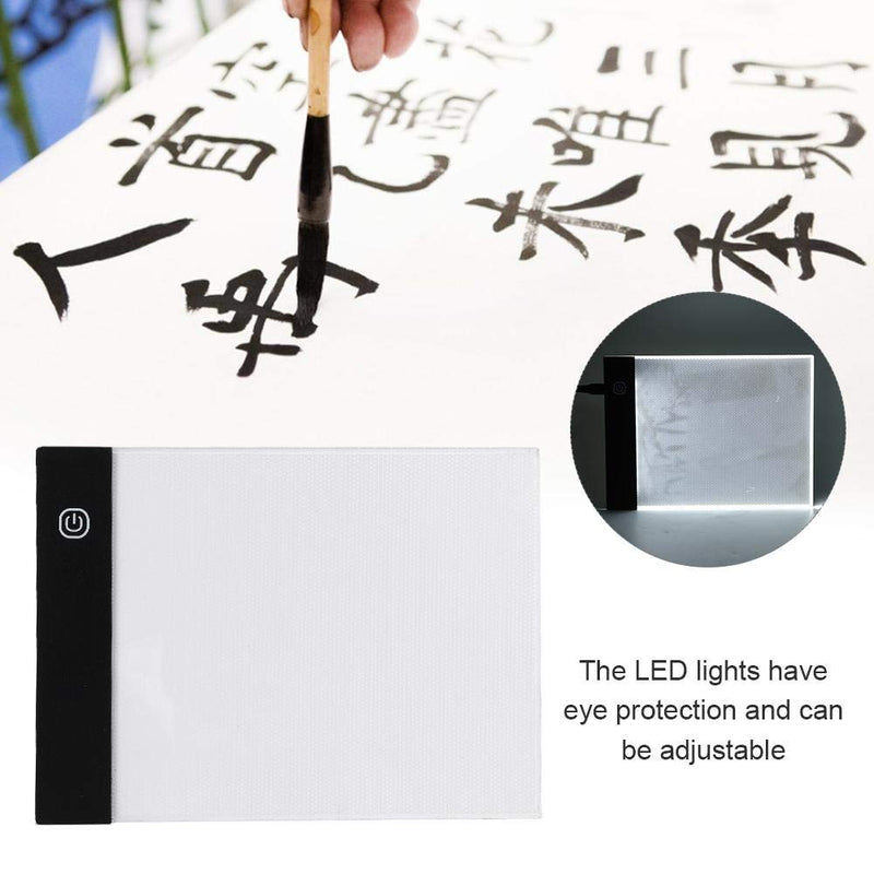 Flip Book Kit with A6 LED Light Pad - LED Diamond Drawing Tracing Light Pad A6 Flipbook Kit - Ultra-Thin Portable 9in Painting Tool Light Board for Animation Sketching Drawing(USB)