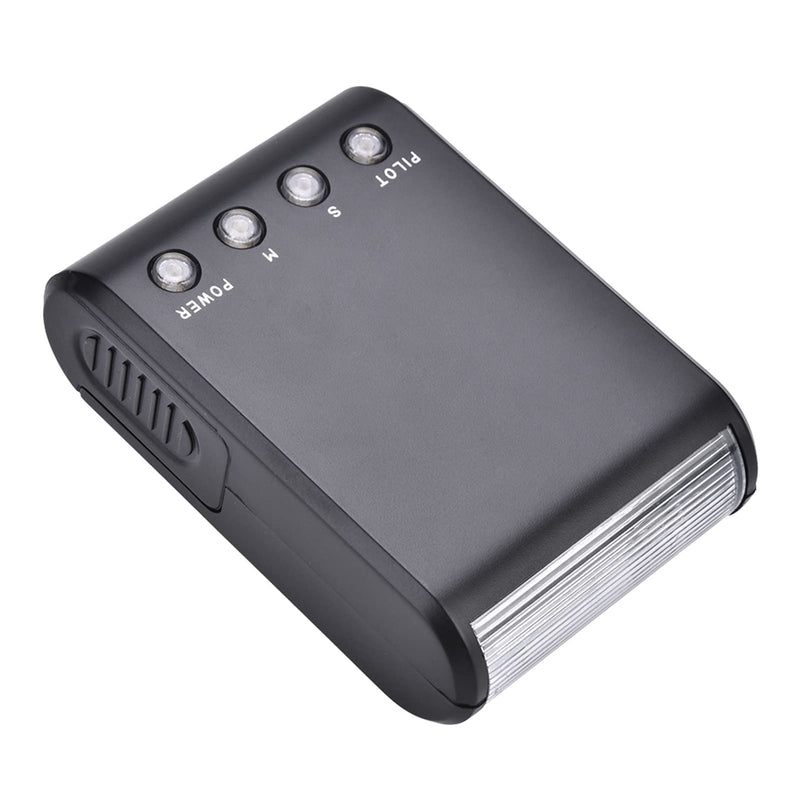 On Camera Flash Speedlite, Portable Mini Digital Hot Shoe Mount Flashlight for DSLR Cameras, Built in Digital Slave and Auto Pre Flash Sensor, for Any Digital Camera
