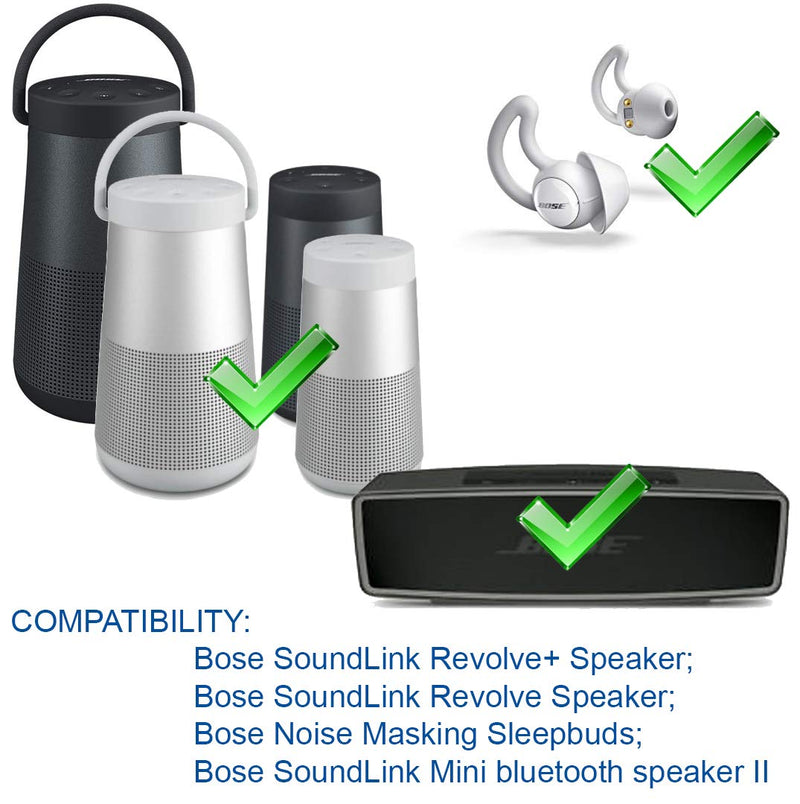 Bose SoundLink Mini II &SoundLink Revolve Bluetooth Speaker Charger,SoundLink Revolve+ Speaker and Noise Masking Sleepbuds & Wall Adapter Charger 776716-0010 with 3 Ft Power Cord Cable