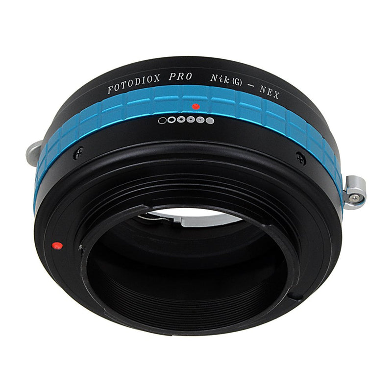 [AUSTRALIA] - Fotodiox Pro Lens Mount Adapter with Aperture Dial (Switchable for Clicked or De-Clicked Aperture), Nikon G and DX type Lens to Sony E-Mount NEX Camera, Nikon G - NEX Pro Camera Adapter, fits Sony NEX-3, NEX-5, NEX-5N, NEX-7, NEX-7N, NEX-C3, NEX-F3, So... 