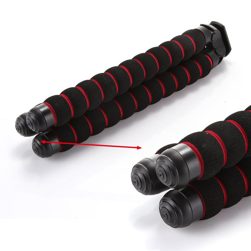 Fotga Large Octopus Flexible Portable Camera DV Tripod 1/4" 3/8" Stand for Canon Nikon