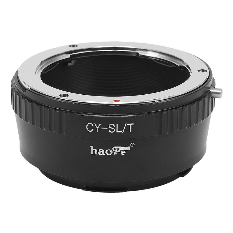 Haoge Manual Lens Mount Adapter for Contax/Yashica C/Y CY Lens to Leica L Mount Camera Such as T, Typ 701, Typ701, TL, TL2, CL (2017), SL, Typ 601, Typ601, Panasonic S1 / S1R