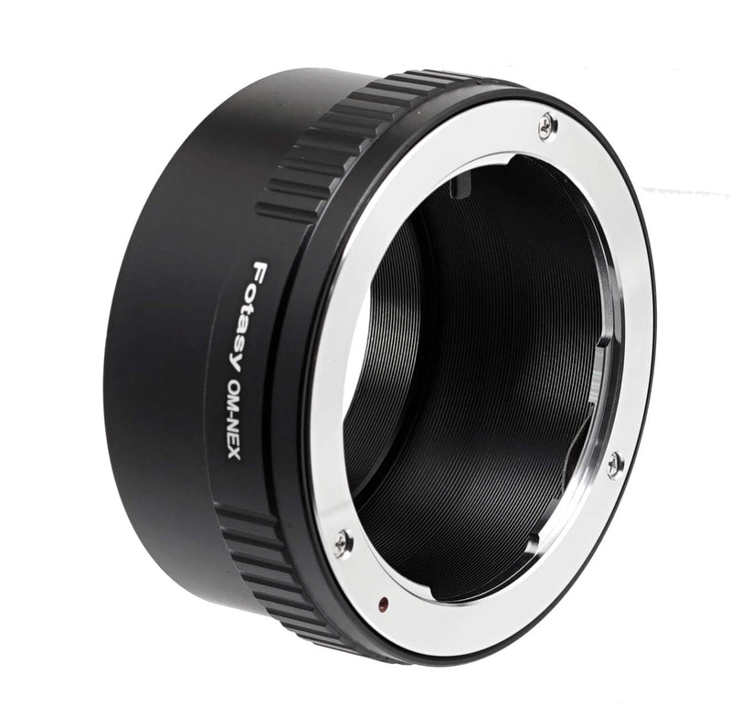 Fotasy Olympus OM Lens to Sony E-Mount Adapter, OM Lens to Sony E-Mount Adapter, OM Adapter E Mount, fit Sony NEX-6 NEX-7 a3000 a3500 a5000 a5100 a6000 a6100 a6300 a6400 a6400 a6500 a6600 Olympus OM to E-Mount