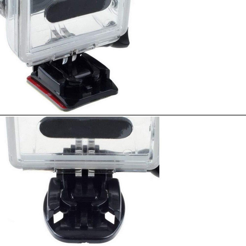 12Pcs Helmet Accessories Flat Curved Adhesive Mount for Gopro Hero 2 3 3+4 5 6 7 8 Sport Action Camera Accessory