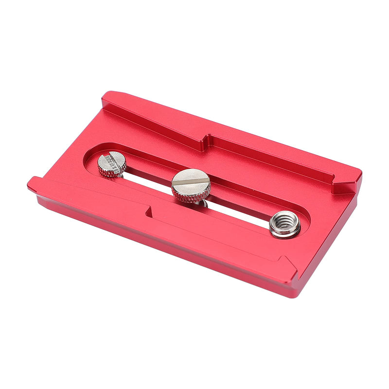 CAMVATE Camera Quick Release Plate with 1/4" & 3/8" Threads Compatible with 577/ 501/ 504/ 701 Tripod(Red) - 2886