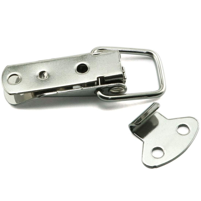 HJ Garden 4pcs Spring Loaded Toggle Latch Hasp,304 Stainless Steel Box Cabinet Latch Catch Hasps 75mm/2.95 in L105-75mm