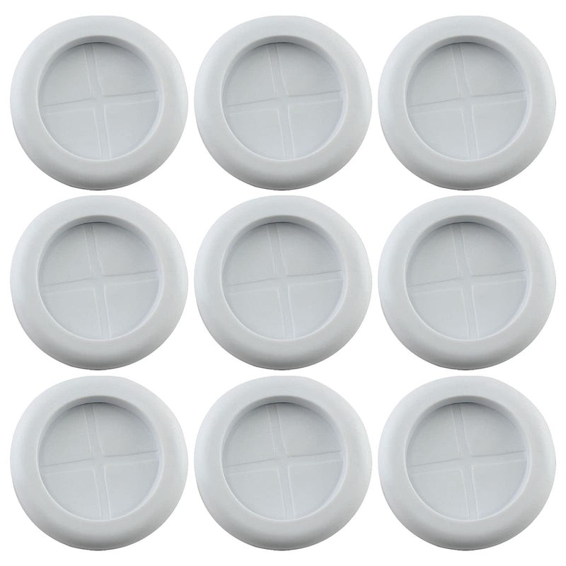 [AUSTRALIA] - Kyuionty 10 Pack 1-3/16" Inside Diameter 1-1/2" Drill Hole Rubber Grommet, Firewall Plug Grommet Rubber Grommets Wire Protection, Double Sided Round (White) White 