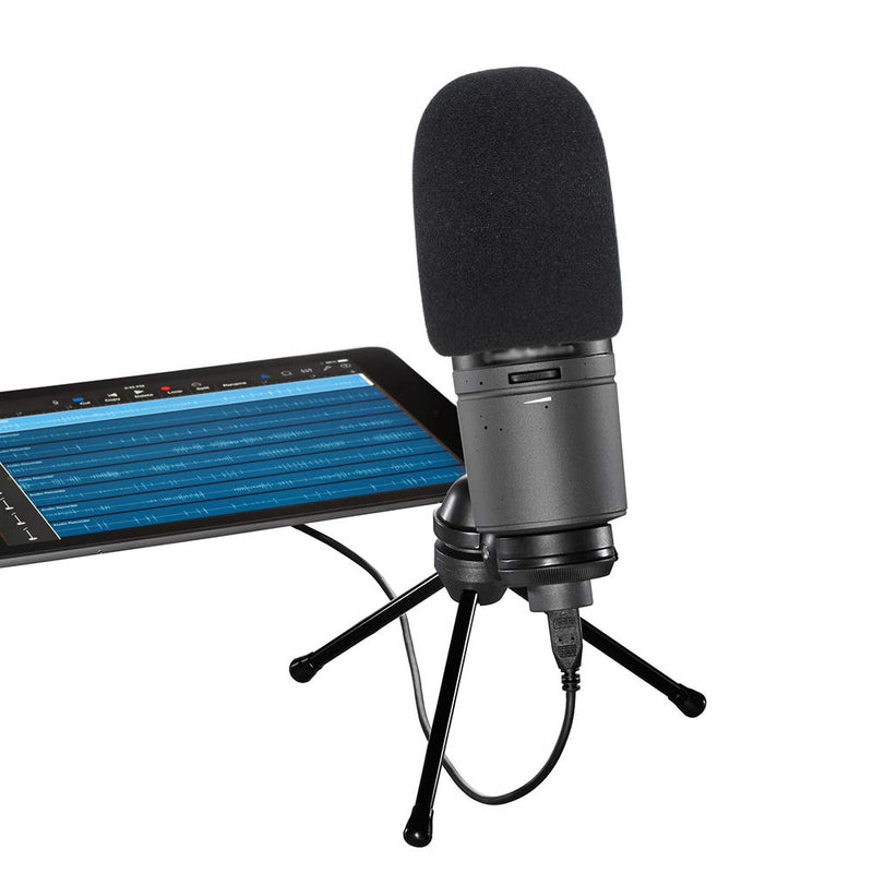 [AUSTRALIA] - SUNMON Windscreen Foam Cover, Windscreen Pop Filter for Audiotechnica AT2020 Condenser Studio Microphone and Large Size Mic (Black) 