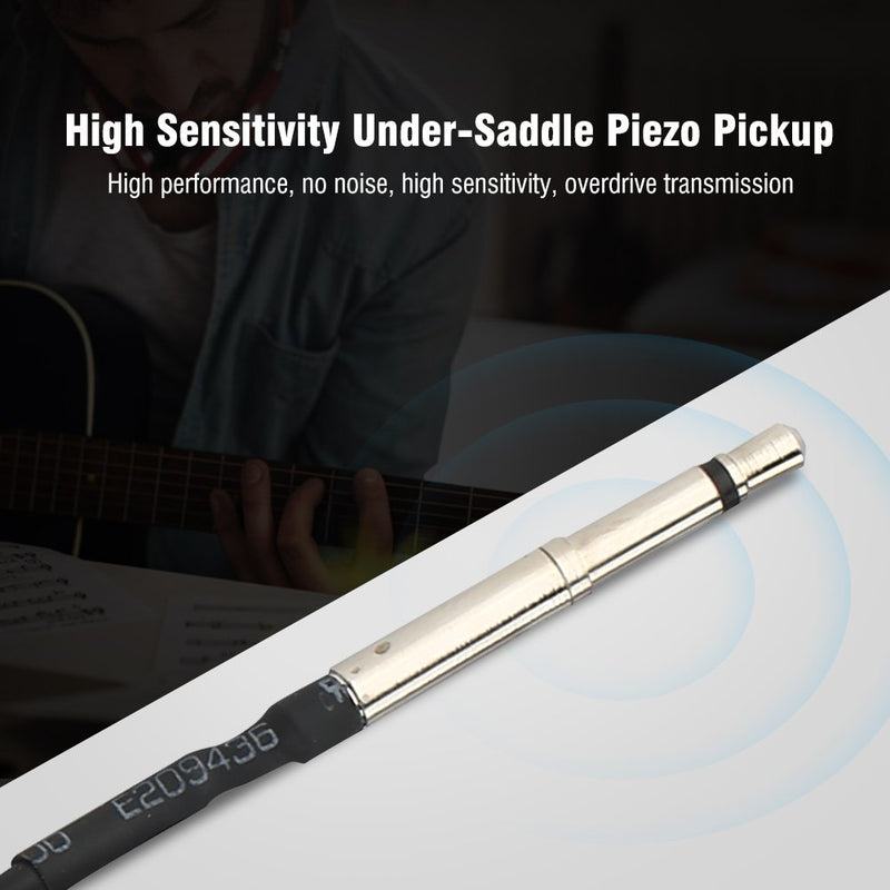 Guitar Piezo Transducer,1Pc High Sensitivity Under-Saddle Piezo Pickup with 2.5mm Jack for Guitar Accessory