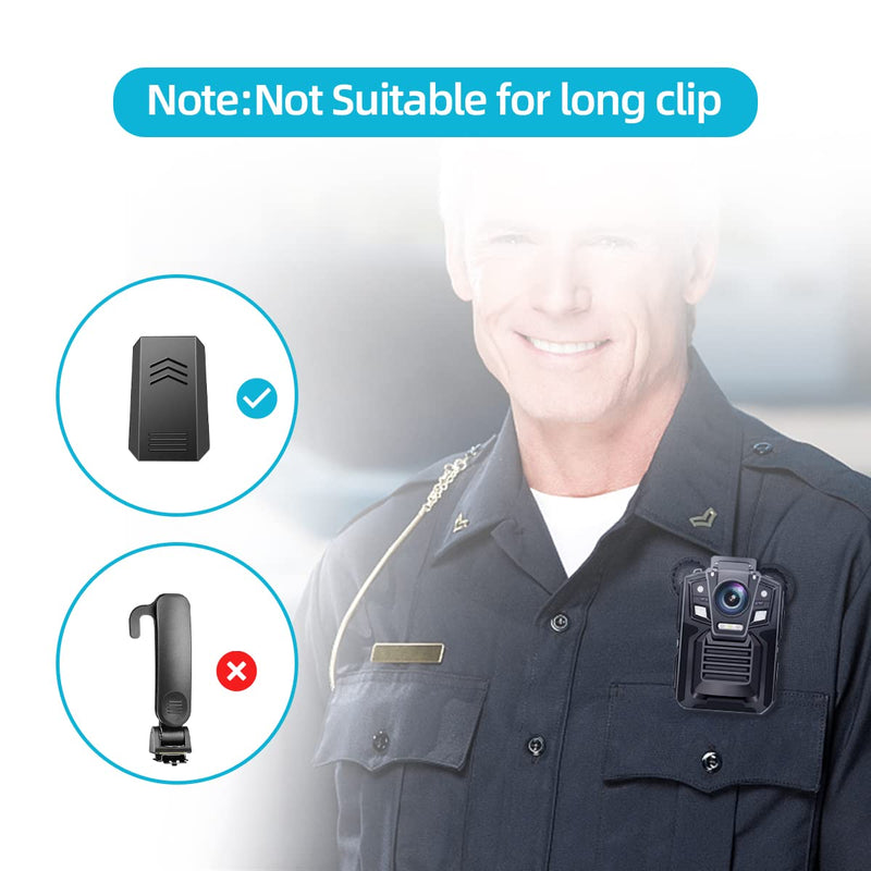 CAMMHD Body Camera Magnet Mount, Support 45° Angle Adjustable for Body Camera, 6 Strong Magnets, Universal Magnetic Suction Clip for All model Body Cameras, Make from Durable Leather, Stick to Clothes