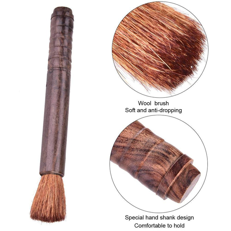 Vbestlife Solid Wood Guitar String Cleaning Brush Guitar Repair Maintenance Cleaning Tools Wooden String Cleaner Guitar String Ebony