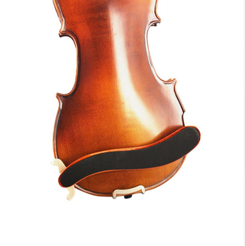 Violin Shoulder Rest Maple Wood Fit 3/4 4/4 Fiddle Violin with Cleaning Cloth