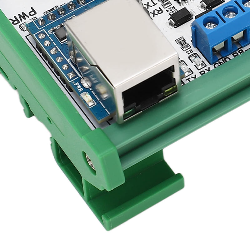 RJ45 to 8 RS485 Hub Converter, DC7‑30V Easy Wiring RJ45 to 8 RS485 Hub Module Compact Stable Performance for Industry (Hub Module with Housing) Hub Module with Housing