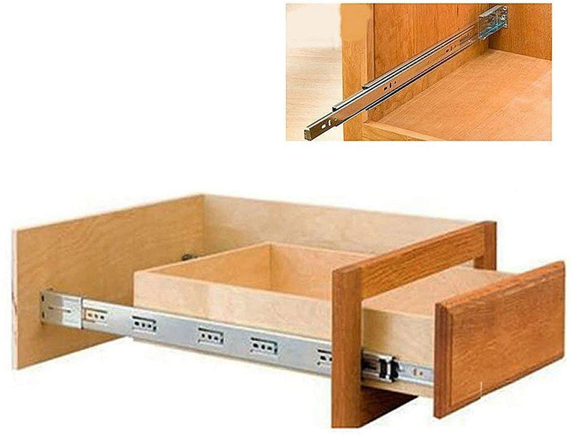 5 Pairs Rear Mounting Brackets for Drawer Slide - LONTAN B4502 Cabinet Drawer Bracket Drawer Track Guide Kitchen Replacement Parts for 1.77 inch(45mm) Width Furniture Gildes Rear Mount Brackets 5pair
