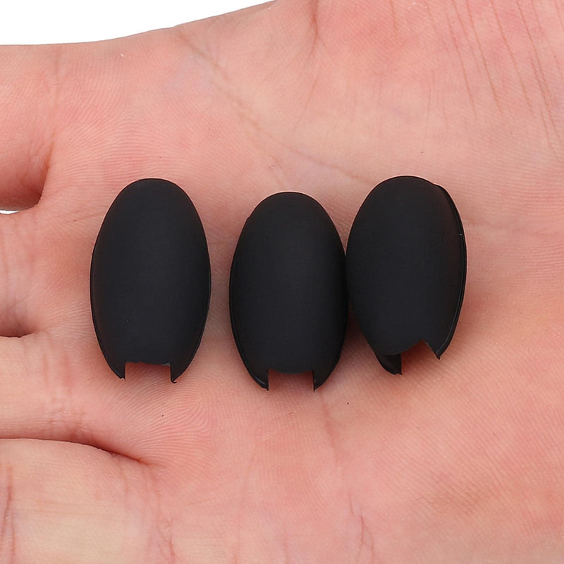 3Pcs/Set Black Rubber Saxophone Palm Key Pads Cushions Musical Instrument Accessories for Soprano Alto Tenor Sax Wind Instruments