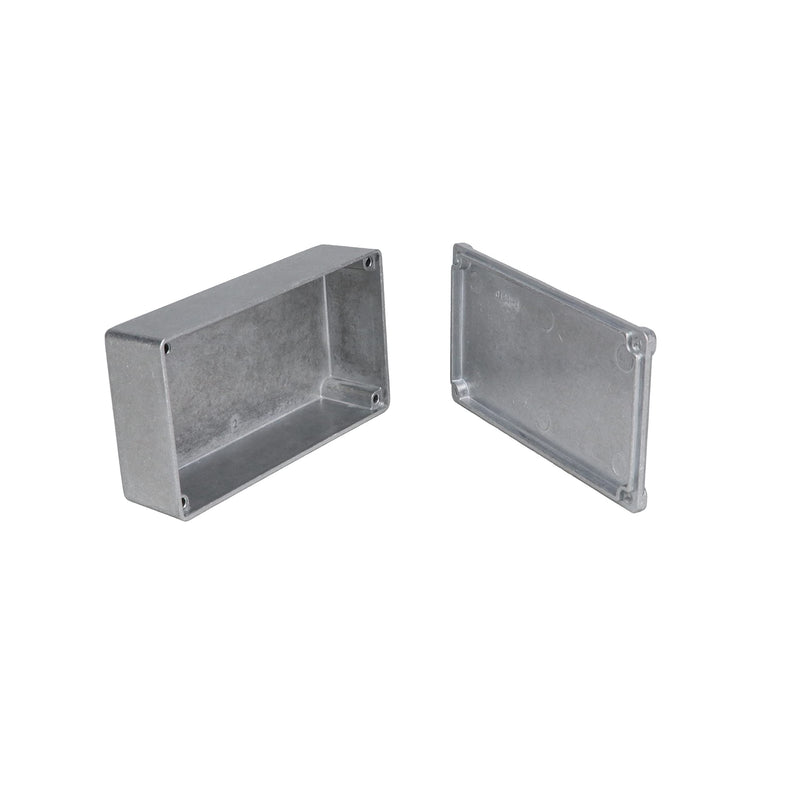 BUD Industries CU-124 Aluminum Econobox 4.38" L x 2.38" W, Natural