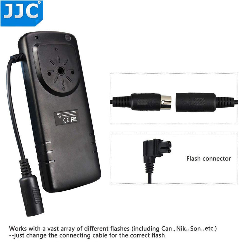 JJC Rapid Flash Fire Recycling External Flash Battery Pack for Camera Speedlite for Nikon SB-910, SB-900, SB-5000, for Nissin MG8000 (for Nikon) Replaces Nikon SD-9