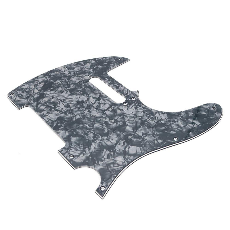 Alnicov Black Pearl Guitar Pickguard Scratch Plate Fits For Tl Electric Guitar