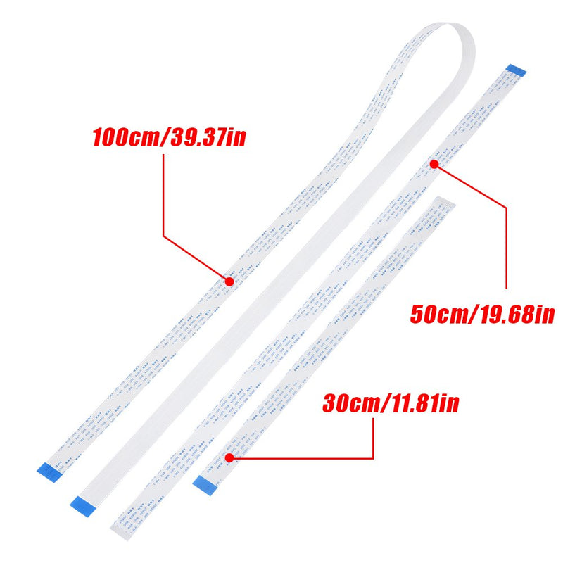 3pcs/Set 15 Pin 30cm 50cm 100cm FFC Ribbon Flexible Flat Cable for Raspberry Pi Module Camera