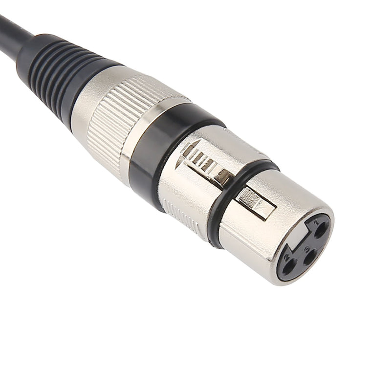 [AUSTRALIA] - TISINO XLR Female to 1/4 Inch (6.35mm) TRS Jack Lead Balanced Signal Interconnect Cable XLR to Quarter inch Patch Cable - 3.3 Feet 3 feet 