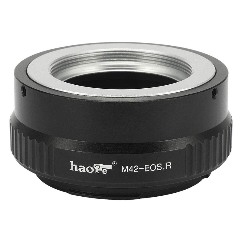 Haoge Manual Lens Mount Adapter for M42 42mm Screw Mount Lens to Canon RF Mount Camera Such as Canon EOS R