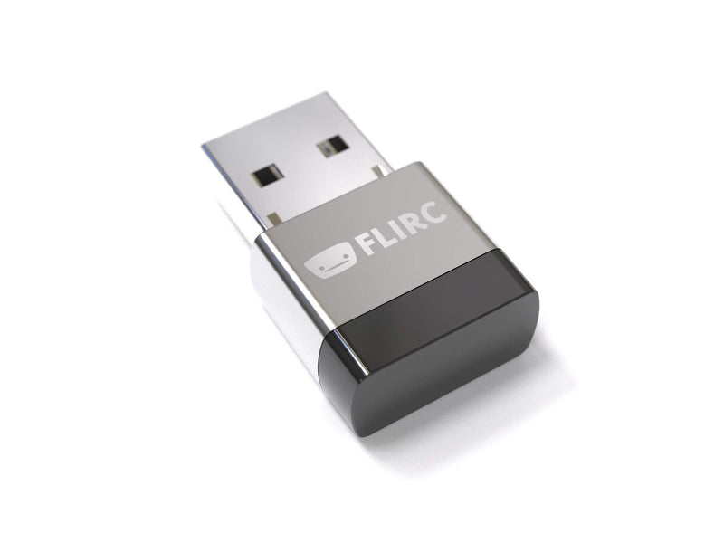 FLIRC USB Universal Remote Control Receiver Silver and black