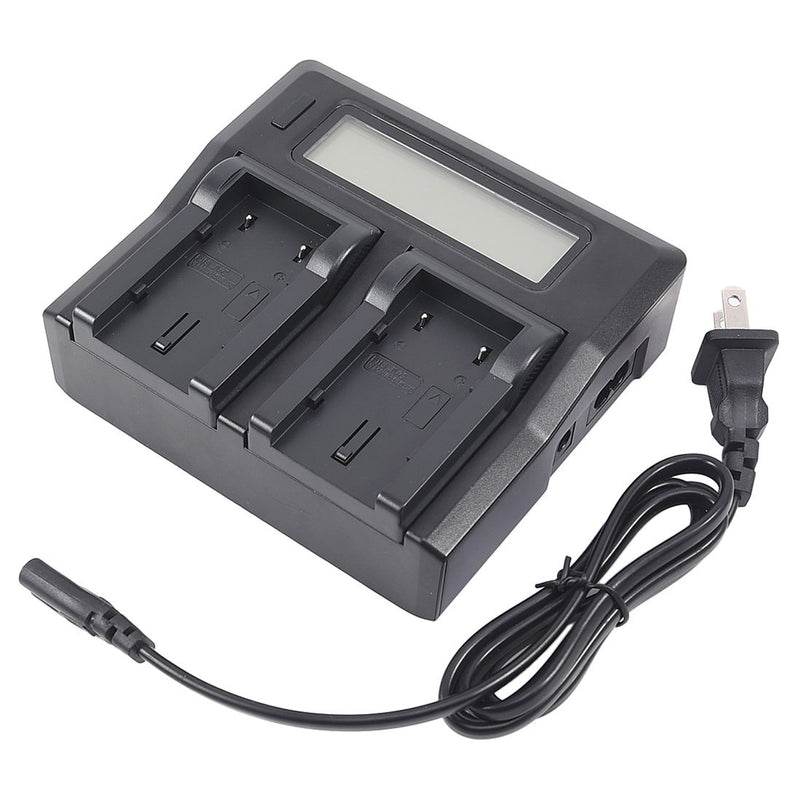 DSTE Replacement for 1.5A Dual Battery Charger Compatible Jvc BN-VF808U BN-VF815U BN-VF823U BN-VF908U with USB Port