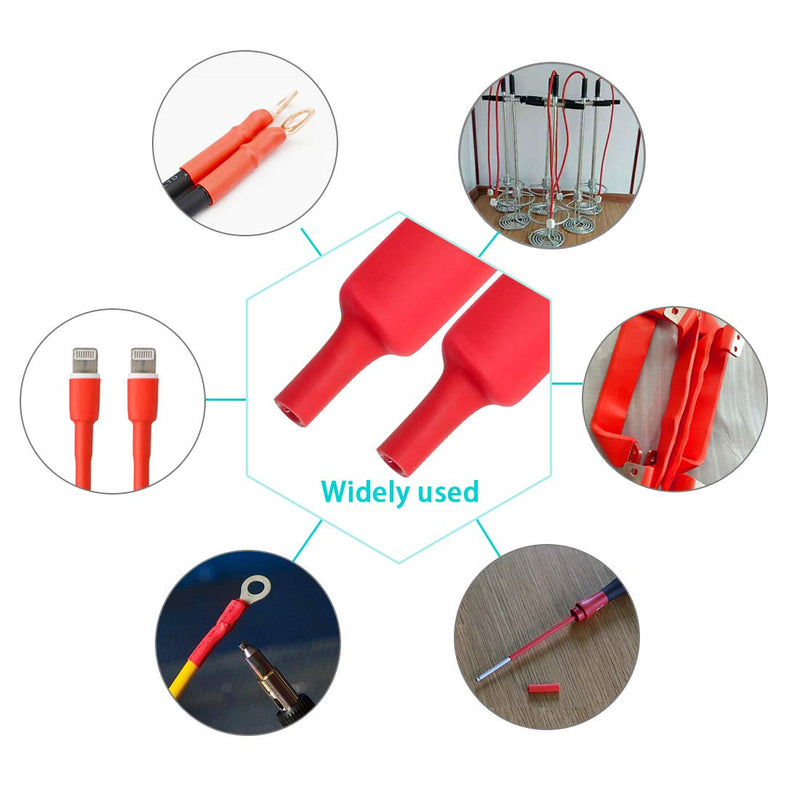 Purple-fox 3:1 Heat Shrink Tubing Adhesive-Lined Heat Shrinkable Tube Waterproof Insulation Sealing DIY (Dia 2"(50mm)) Dia 2"(50mm)