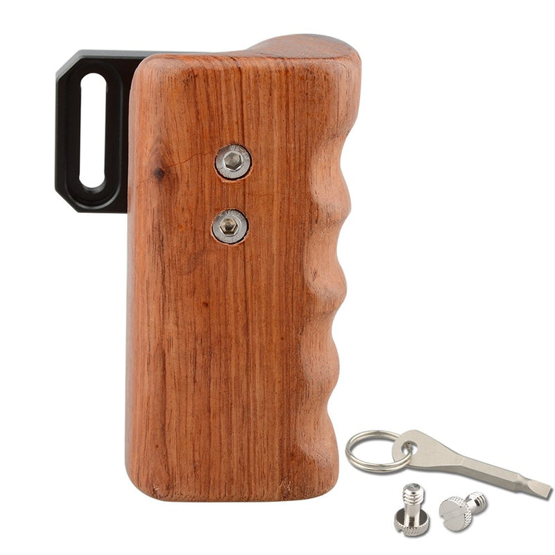 CAMVATE Wooden Handle Grip for Panasonic Camera GH Series(Right Hand) - 1649