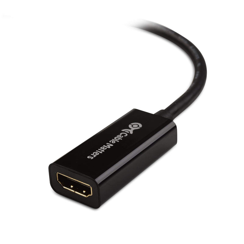 [AUSTRALIA] - Cable Matters DisplayPort to HDMI Adapter (DP to HDMI Adapter is NOT Compatible with USB Ports, Do NOT Order for USB Ports on Computers) 1 