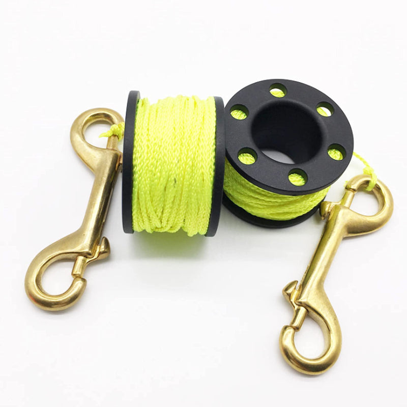 Brass Double End Snap Hook Clip Diving Hook 4 Pcs 5" for Diving pet Luggage Outdoor Mountaineering Tactical Equipment
