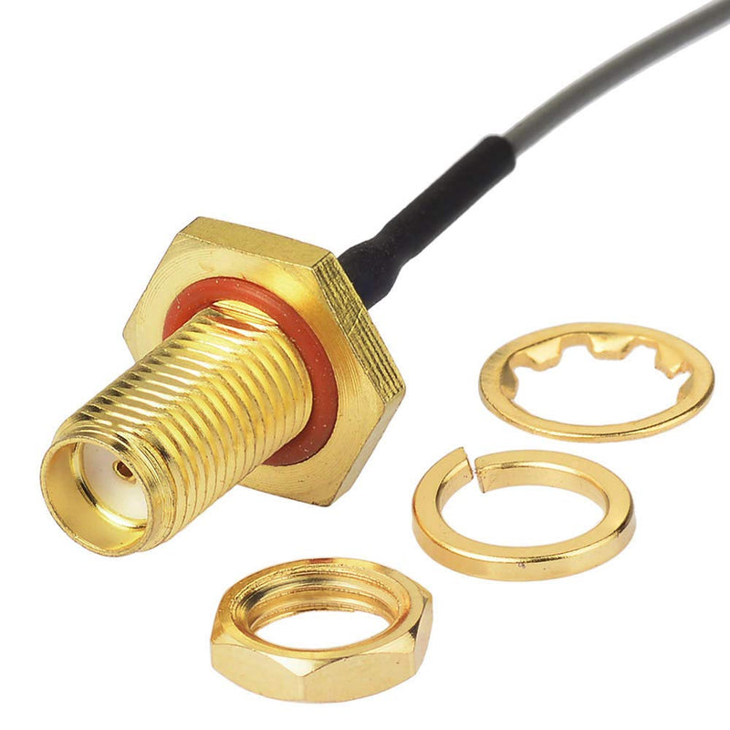 Superbat 2" U.fl/IPEX Cable Mini PCI to SMA Female Low Loss Coaxial Cable for Wireless Routers Mini PCIe Cards Network Extension Bulkhead Pigtail PCI WiFi WAN Repeater 2-Pack 5cm / 2" SMA to U.FL