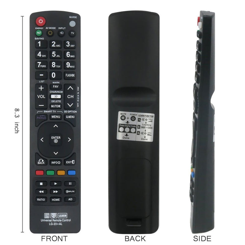 LuckyStar Universal Replacement Remote Control LG-23+AL for Almost All LG Brand LCD LED HD TV, Smart TV AKB72914207 AKB72914003 AKB72914240 AKB72915239 AGF76692608 AKB72915206 AKB72915238