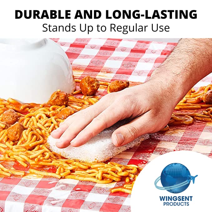 Commercial Light Duty Scrub Pad - for Heavy-Duty Cleaning and scrubbing - 4.625" x 10" - White (Pack of 5)