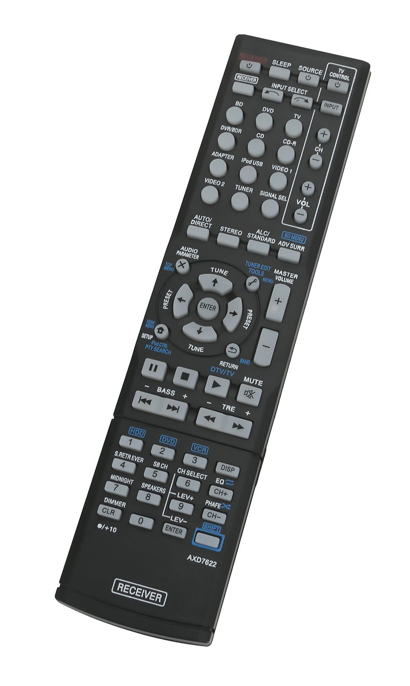 New AXD7622 Replace Remote fit for Pioneer AXD7624 VSX-23TXH VSX-921-K VSX-523-K Receiver