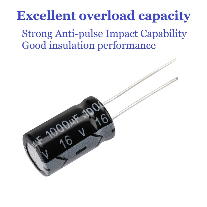 OCR 24Value 500pcs Electrolytic Capacitor Assortment Box Kit Range 0.1uF－1000uF