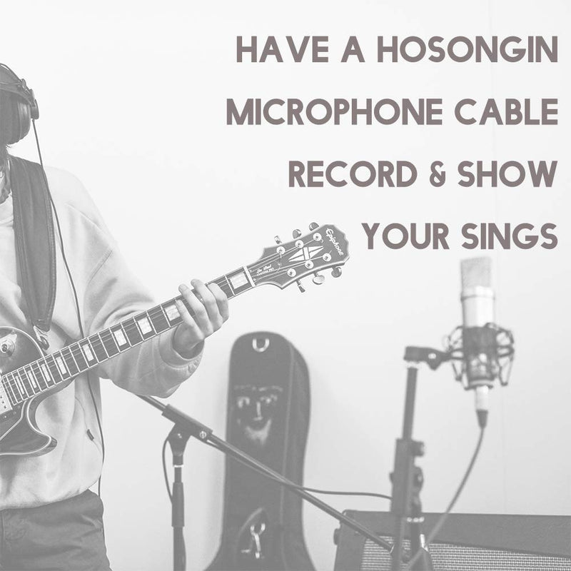 USB Microphone Cable 3.3 Feet, HOSONGIN USB Male to XLR Female Mic Link Converter Cable Studio Audio Cable Connector Cords Adapter for Microphones or Recording
