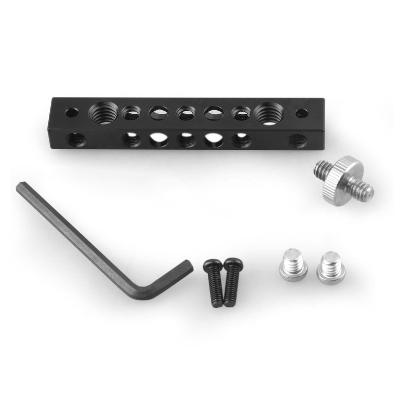 SmallRig Cheese Plate with Multiple Threaded Holes,Cheese Bar for Monitor Mount, DIY Camera Accessories - 1091