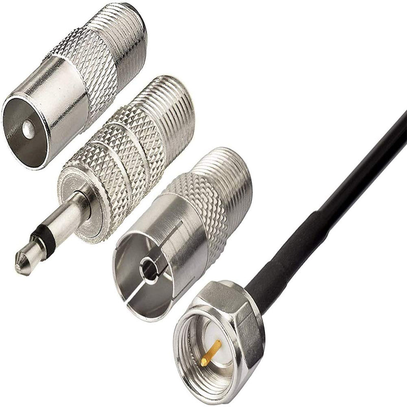 AOICRIE 2pcs FM Antenna Magnetic Base FM Radio Antenna for Pioneer Onkyo Yamaha Marantz Sherwood Indoor Digital HD Radio FM Radio Bluetooth Home Stereo Receiver