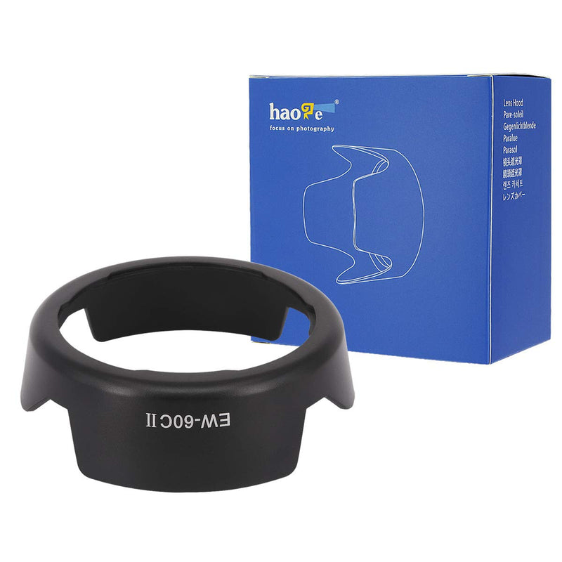 Haoge Bayonet Petal Flower Lens Hood for Canon EF-S 18-55mm f3.5-5.6 is, II and Canon EF 28-80mm f/3.5-5.6 II, II USM, III USM, IV USM, V USM Lens Replaces Canon EW-60C